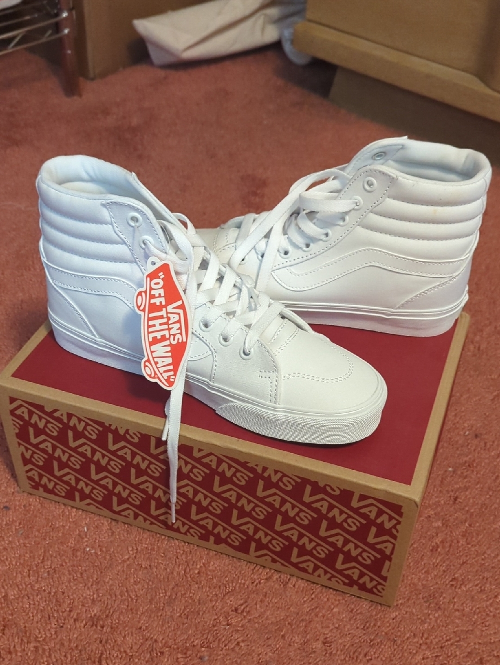 Vans White Filmore Hi